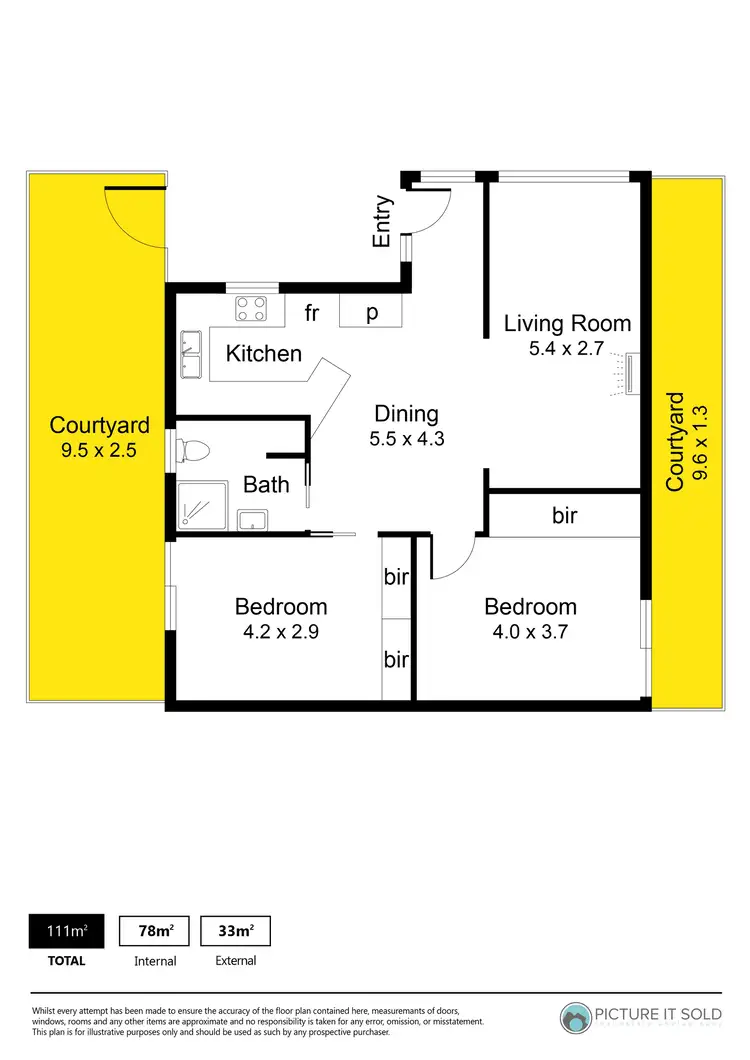 Floorplan of Homely unit listing, 3/570 Seaview Road, Grange SA 5022
