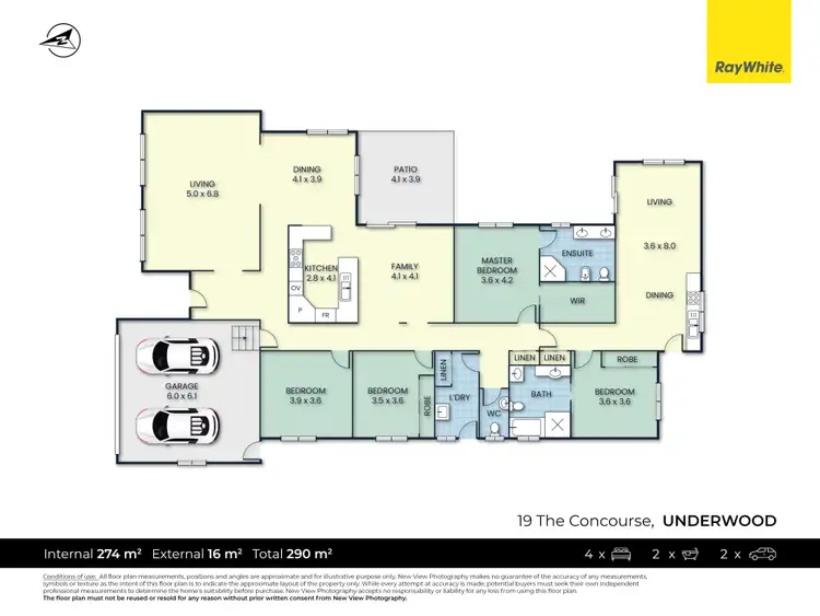 Floorplan of Homely house listing, 19 The Concourse, Underwood QLD 4119