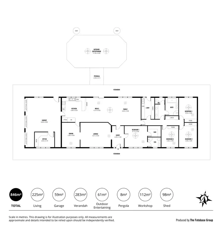Floorplan of Homely house listing, 5 Albion Drive, Strathalbyn SA 5255