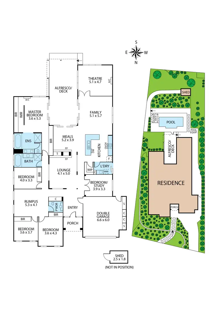 Floorplan of Homely house listing, 17 Aurina Drive, Hidden Valley VIC 3756