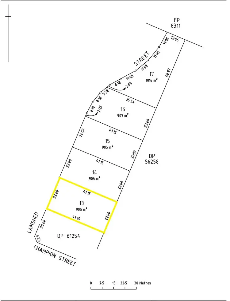 Floorplan of Homely land listing, 2 Lamshed Street, Kadina SA 5554