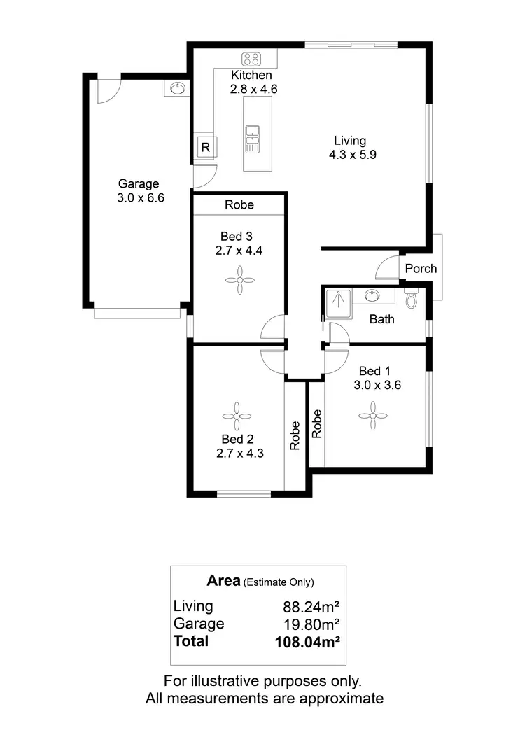 Floorplan of Homely house listing, 1/1083 Stebonheath Road, Munno Para West SA 5115