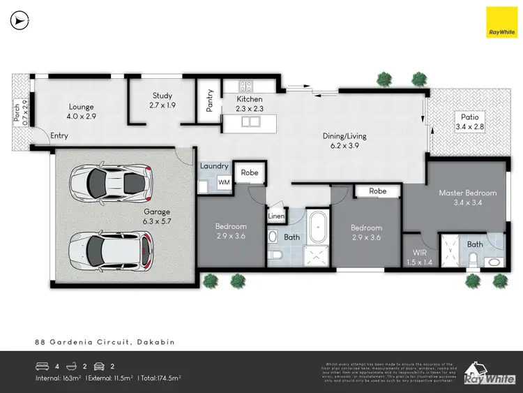 Floorplan of Homely house listing, 88 Gardenia Circuit, Dakabin QLD 4503