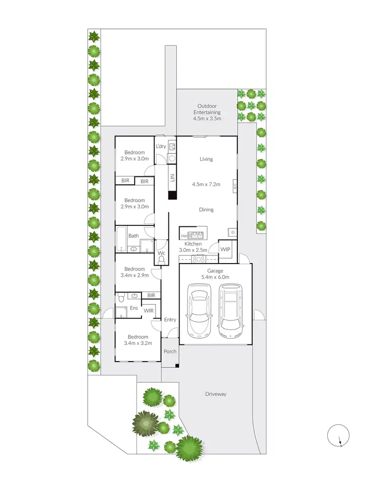 Floorplan of Homely house listing, 40 Swanburra Drive, Charlemont VIC 3217