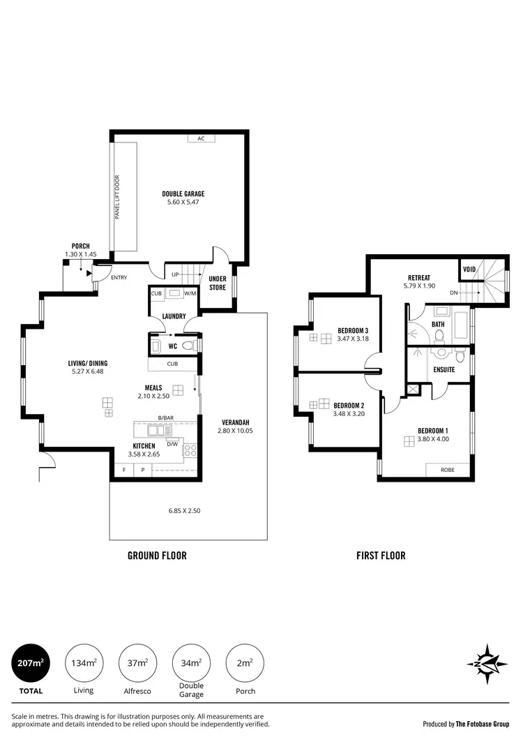 Floorplan of Homely house listing, 3/7 Melba Court, Hectorville SA 5073