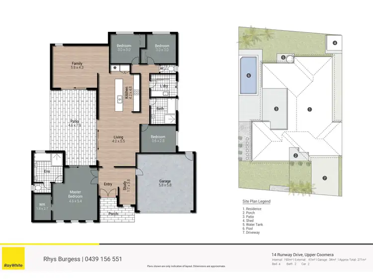 Floorplan of Homely house listing, 14 Runway Drive, Upper Coomera QLD 4209