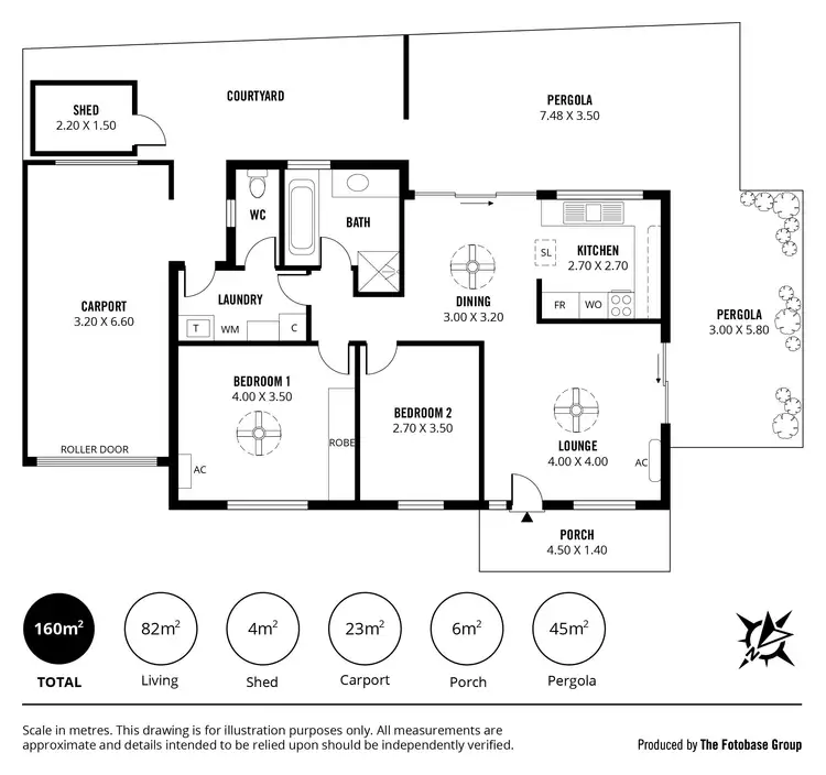 Floorplan of Homely unit listing, 5/56 Queen Street, Alberton SA 5014