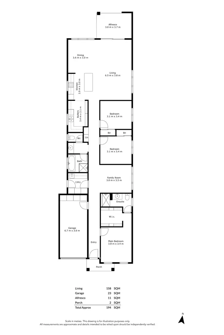 Floorplan of Homely house listing, 19 York Avenue East, Fulham Gardens SA 5024
