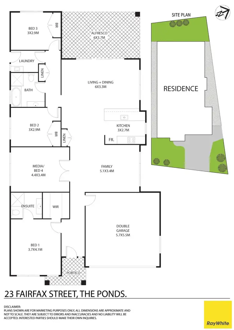Floorplan of Homely house listing, 23 Fairfax Street, The Ponds NSW 2769