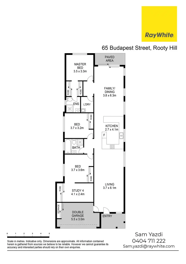 Floorplan of Homely house listing, 65 Budapest Street, Rooty Hill NSW 2766