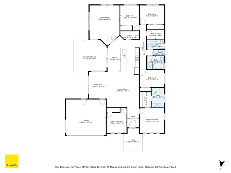Floorplan of Homely house listing, 4 Stainfield Drive, Inverell NSW 2360