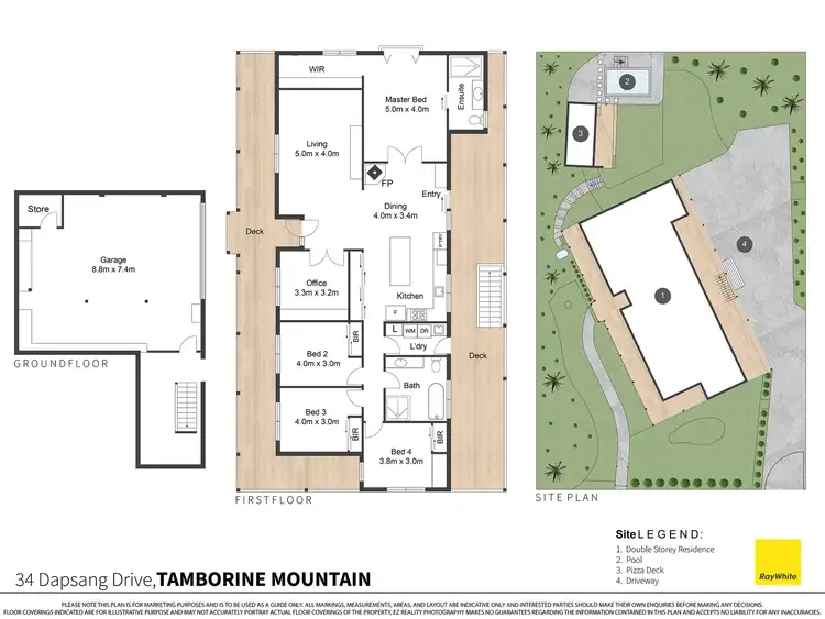 Floorplan of Homely house listing, 34 Dapsang Drive, Tamborine Mountain QLD 4272