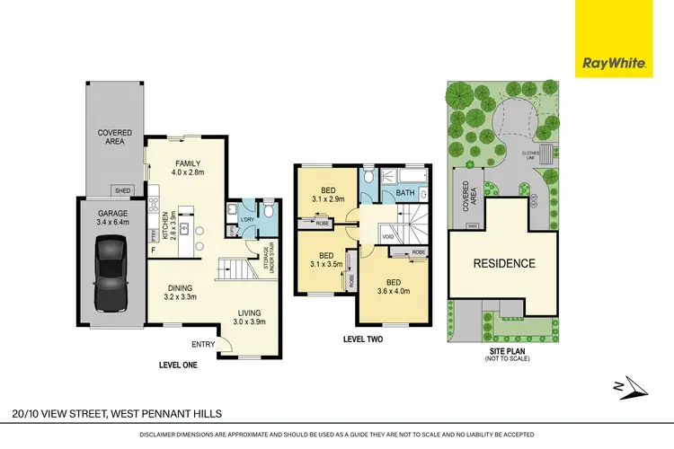 Floorplan of Homely townhouse listing, 20/10 View Street, West Pennant Hills NSW 2125