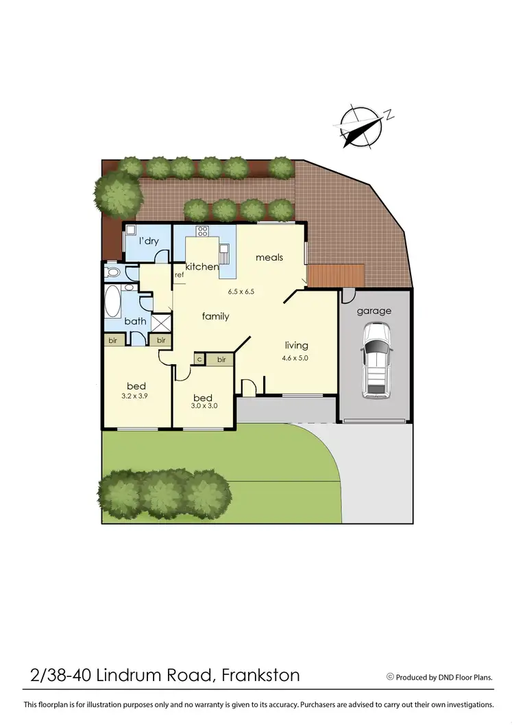 Floorplan of Homely unit listing, 2/38-40 Lindrum Road, Frankston VIC 3199