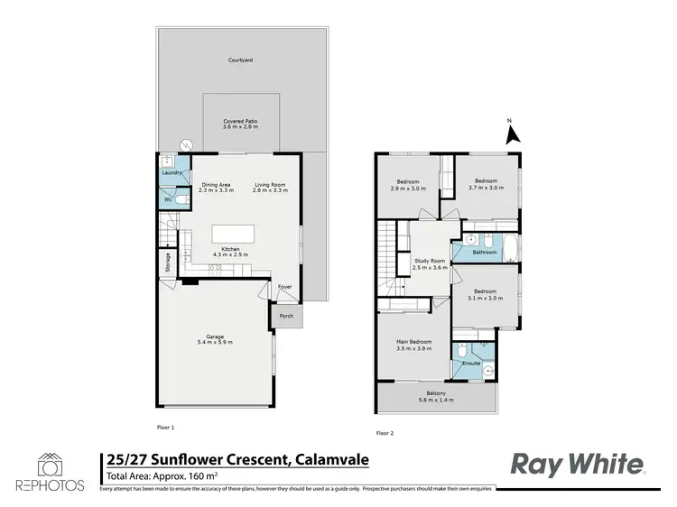 Floorplan of Homely townhouse listing, 25/27 Sunflower Crescent, Calamvale QLD 4116