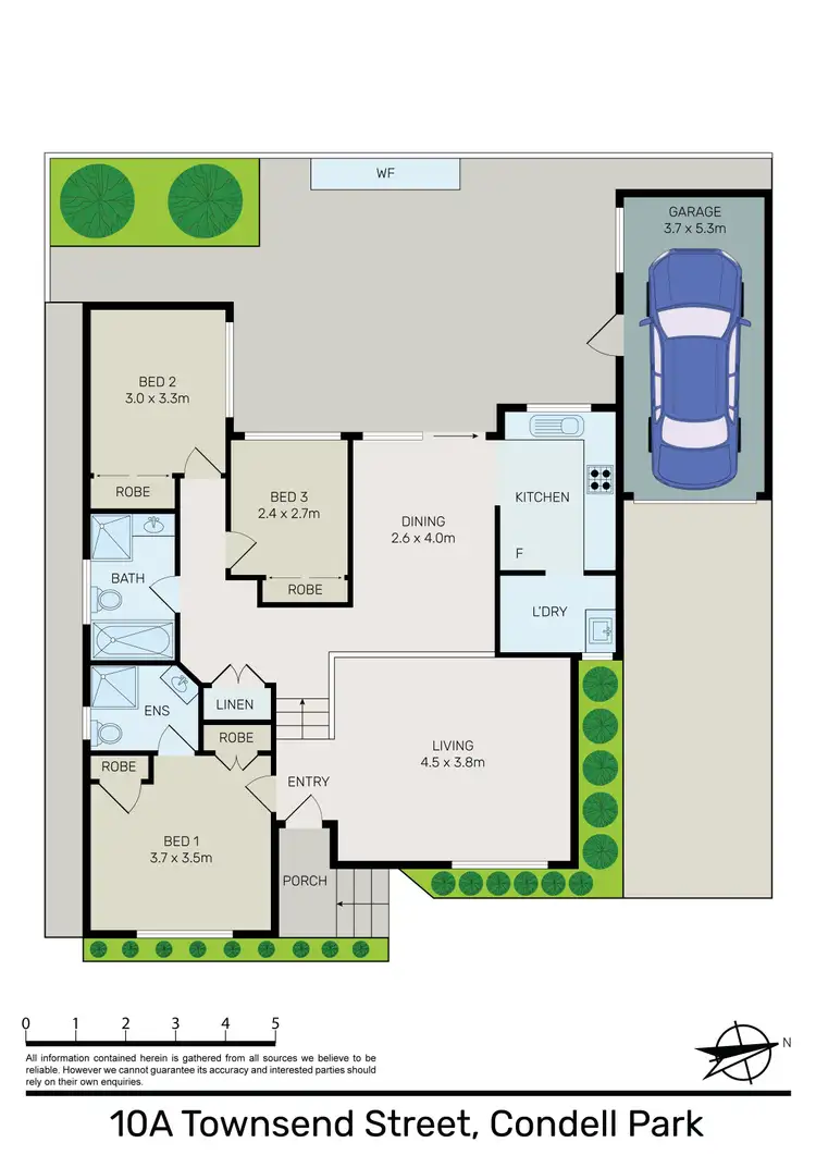 Floorplan of Homely villa listing, 10A Townsend Street, Condell Park NSW 2200