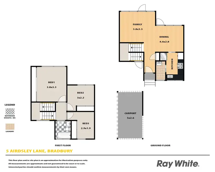 Floorplan of Homely house listing, 5 Airdsley Lane, Bradbury NSW 2560