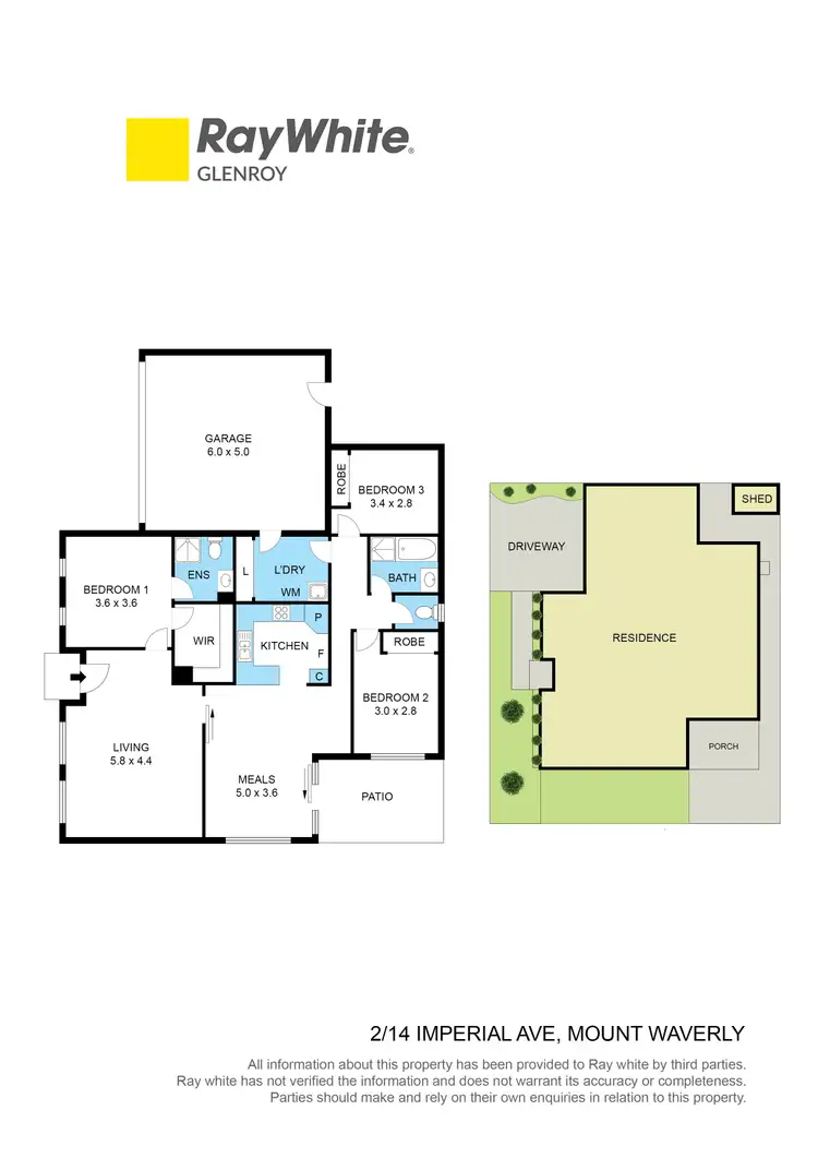 Floorplan of Homely house listing, 2/14 Imperial Avenue, Mount Waverley VIC 3149