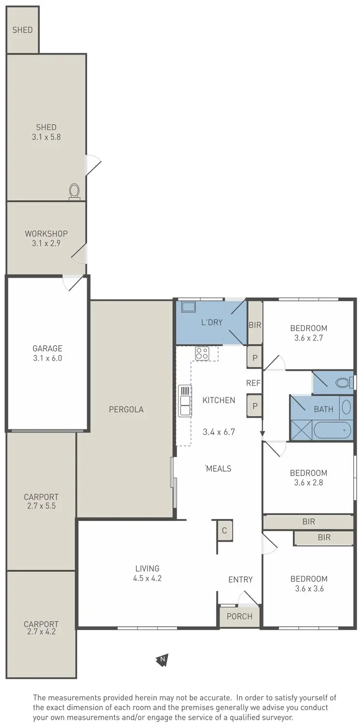 Floorplan of Homely house listing, 4 Molden Court, Kings Park VIC 3021