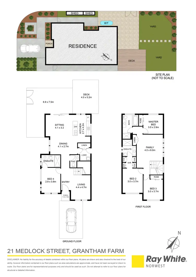 Floorplan of Homely house listing, 21 Medlock Street, Grantham Farm NSW 2765