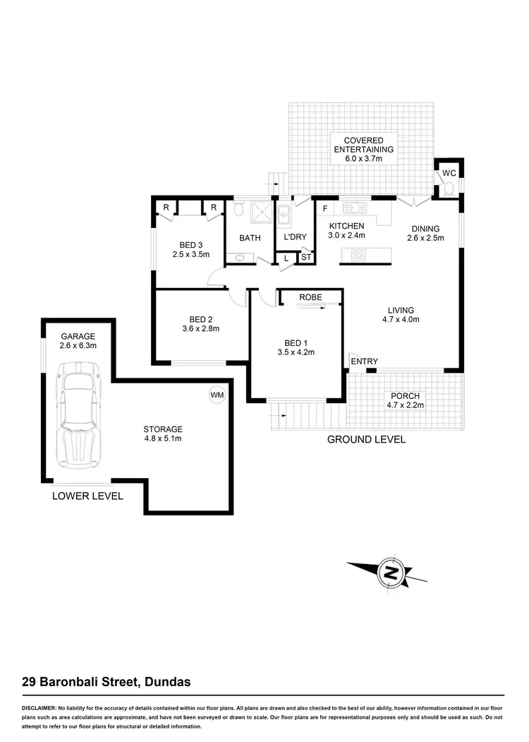 Floorplan of Homely house listing, 29 Baronbali Street, Dundas NSW 2117