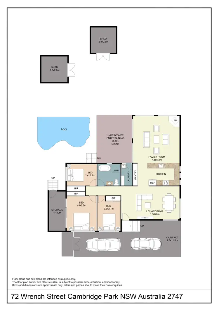 Floorplan of Homely house listing, 72 Wrench Street, Cambridge Park NSW 2747