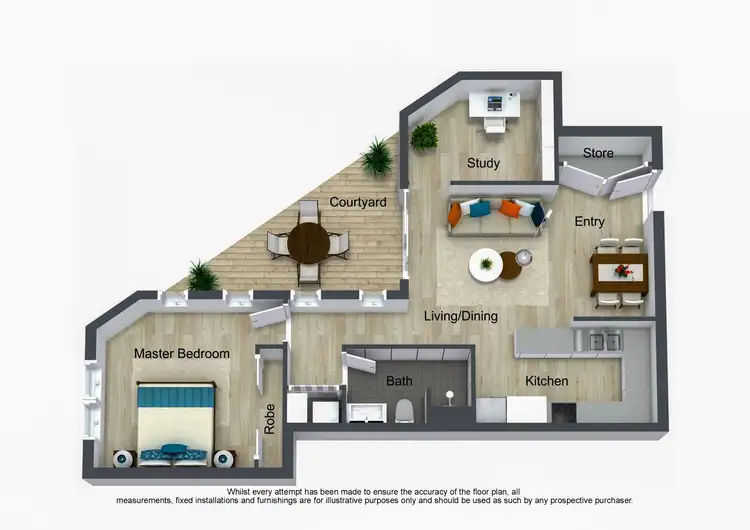 Floorplan of Homely apartment listing, 3/6 High Street, Queanbeyan East NSW 2620