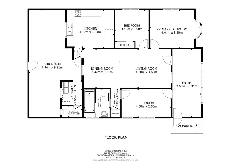 Floorplan of Homely house listing, 20 Lamb Street, Walkervale QLD 4670
