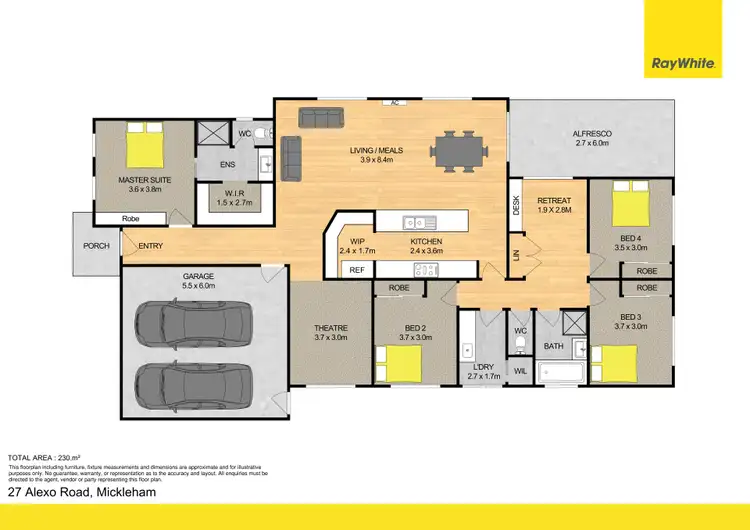 Floorplan of Homely house listing, 27 Alexo Road, Mickleham VIC 3064