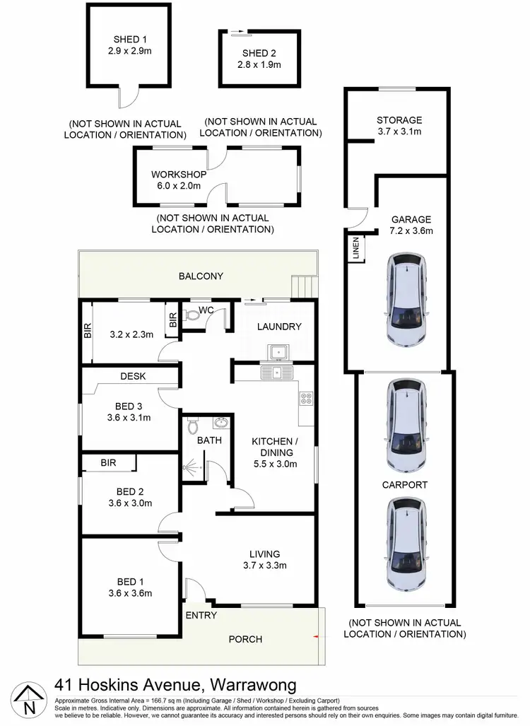 Floorplan of Homely house listing, 41 Hoskins Avenue, Warrawong NSW 2502
