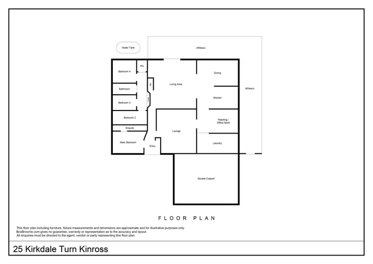 Floorplan of Homely house listing, 25 Kirkdale Turn, Kinross WA 6028