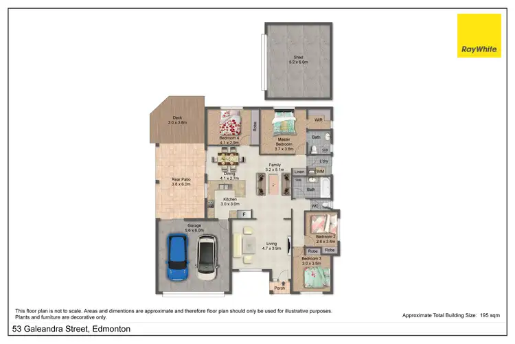 Floorplan of Homely house listing, 53 Galeandra Street, Edmonton QLD 4869