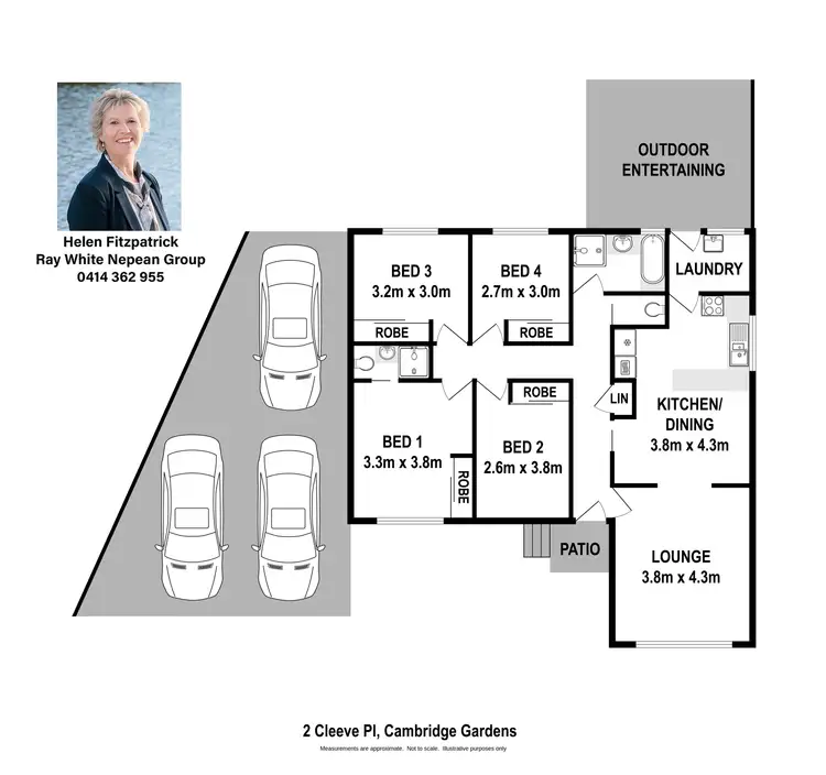 Floorplan of Homely house listing, 2 Cleeve Place, Cambridge Gardens NSW 2747