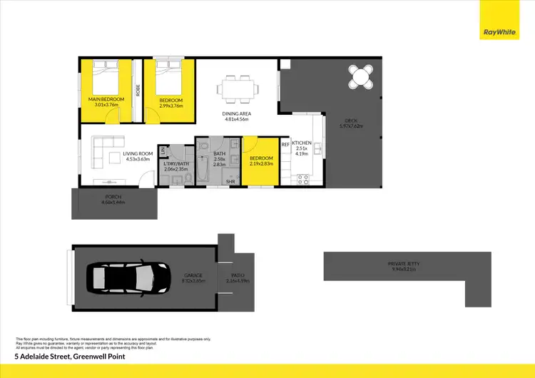 Floorplan of Homely house listing, 5 Adelaide Street, Greenwell Point NSW 2540