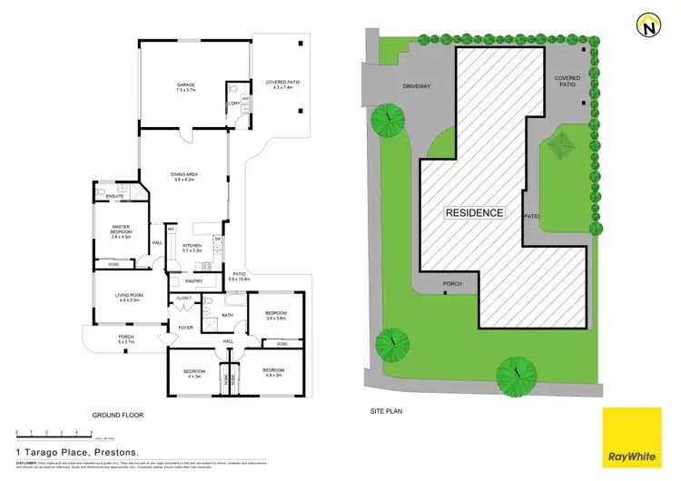 Floorplan of Homely house listing, 1 Tarago Place, Prestons NSW 2170