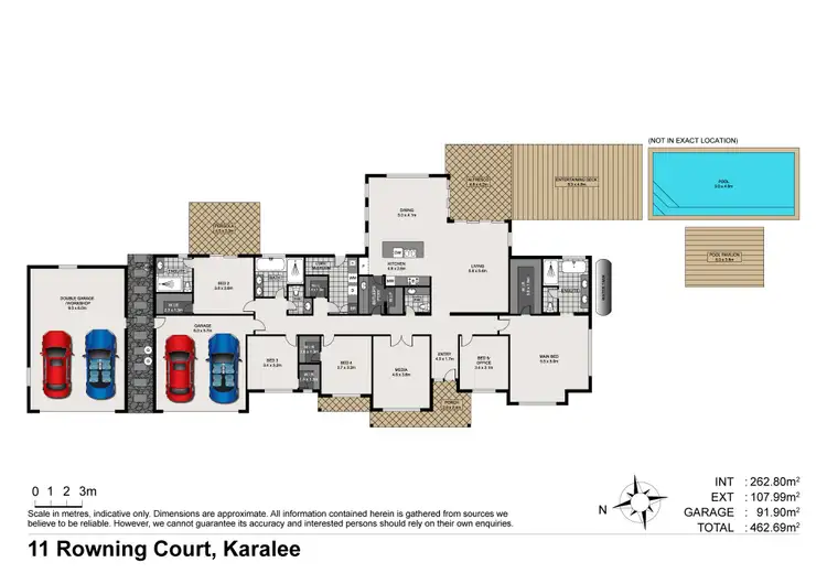 Floorplan of Homely house listing, 11 Rowning Court, Karalee QLD 4306