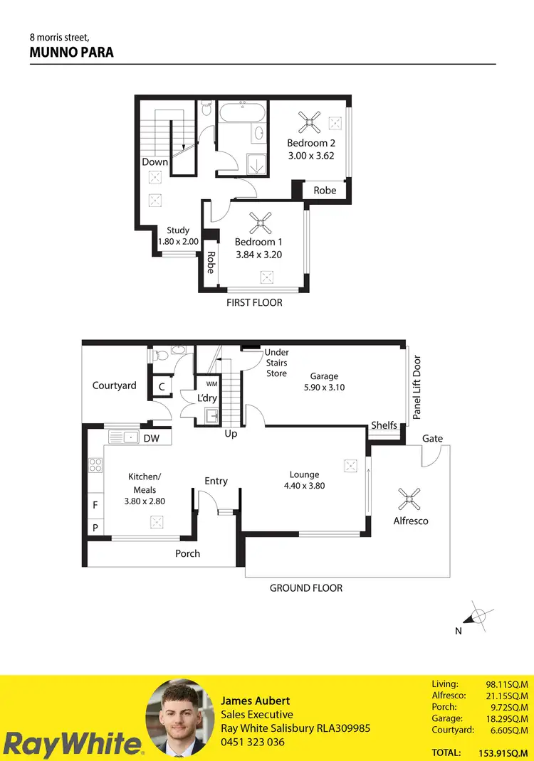 Floorplan of Homely house listing, 8 Morris Street, Munno Para SA 5115