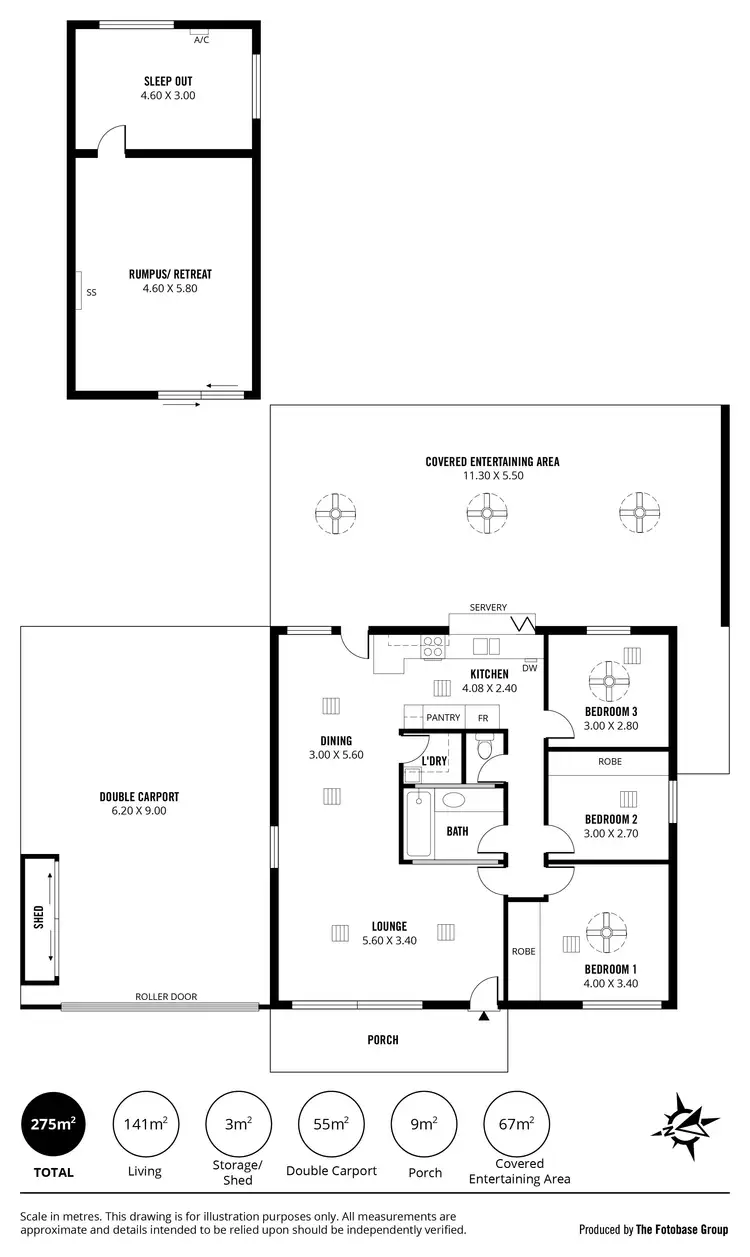Floorplan of Homely house listing, 7 Easton Road, Happy Valley SA 5159