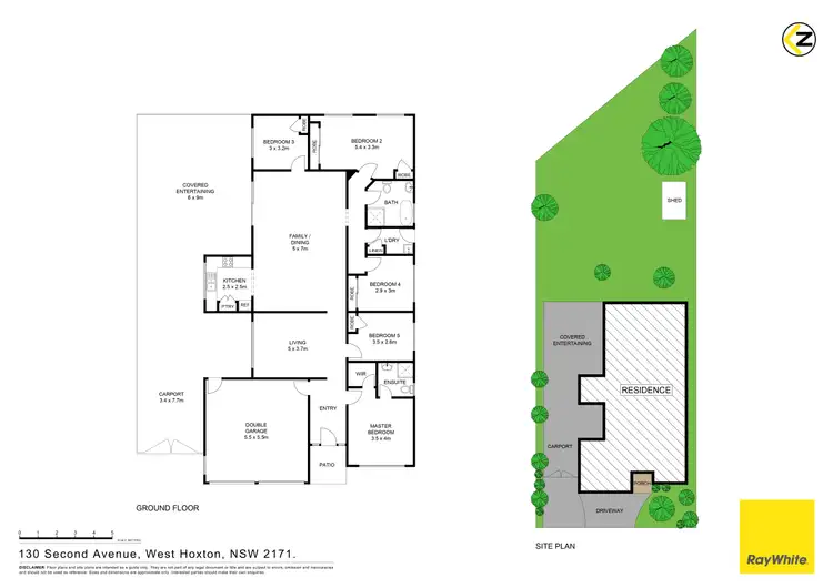 Floorplan of Homely house listing, 130 Second Avenue, West Hoxton NSW 2171