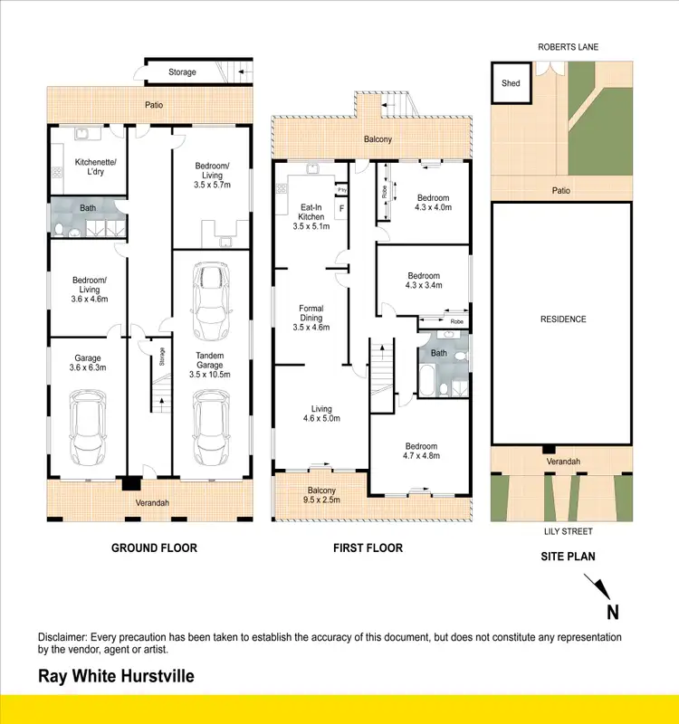 Floorplan of Homely house listing, 59 Lily Street, Hurstville NSW 2220