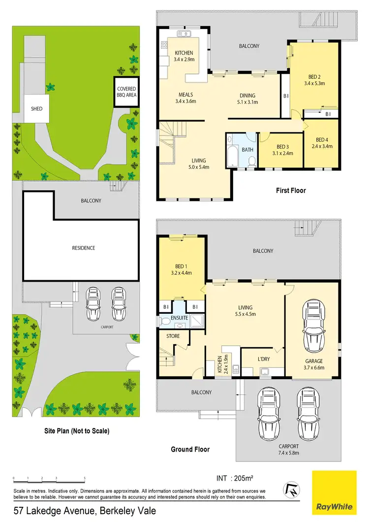 Floorplan of Homely house listing, 57 Lakedge Avenue, Berkeley Vale NSW 2261