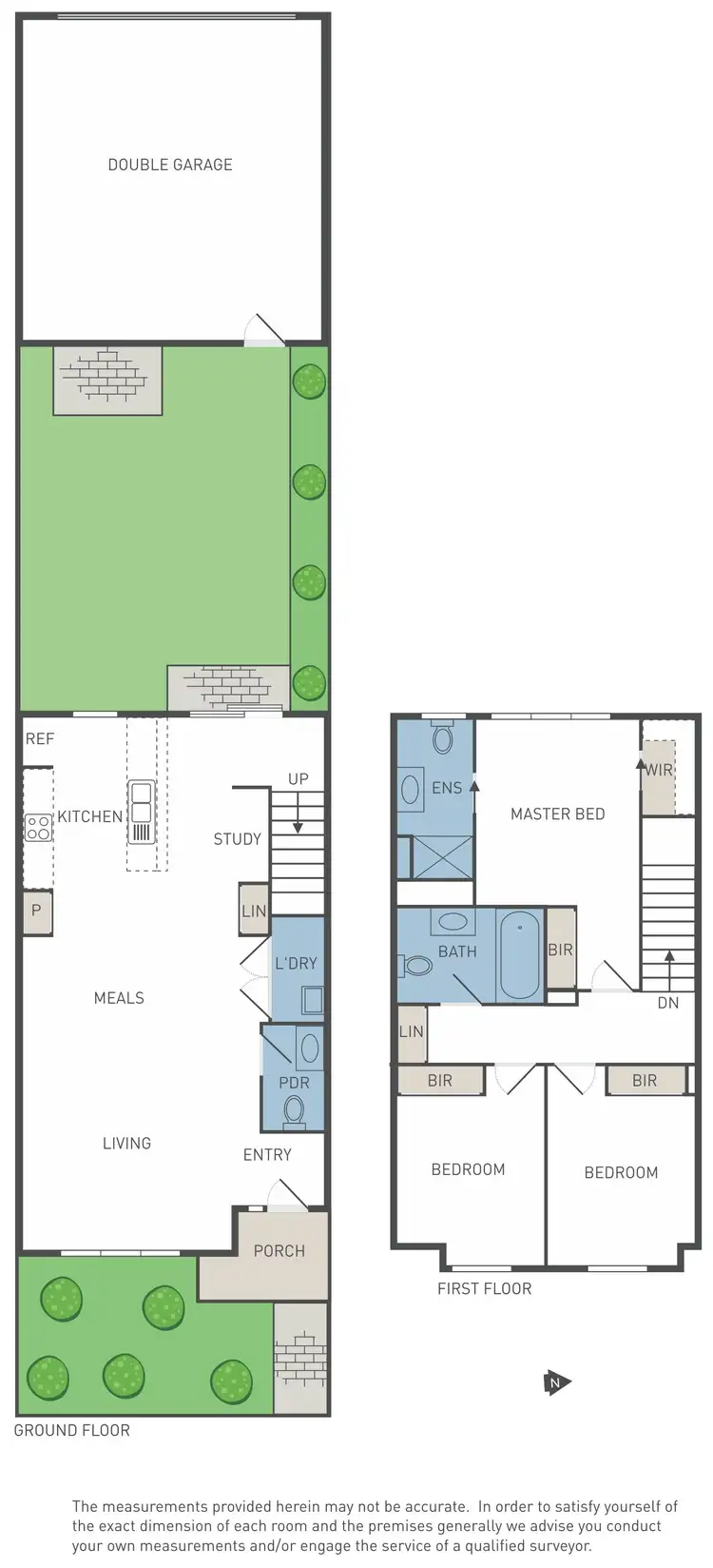 Floorplan of Homely townhouse listing, 44 Cressy Street, Werribee VIC 3030