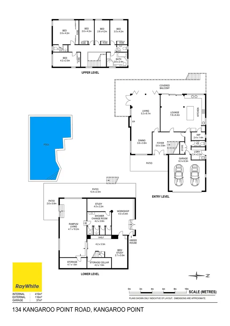 Floorplan of Homely house listing, 134 Kangaroo Point Road, Kangaroo Point NSW 2224