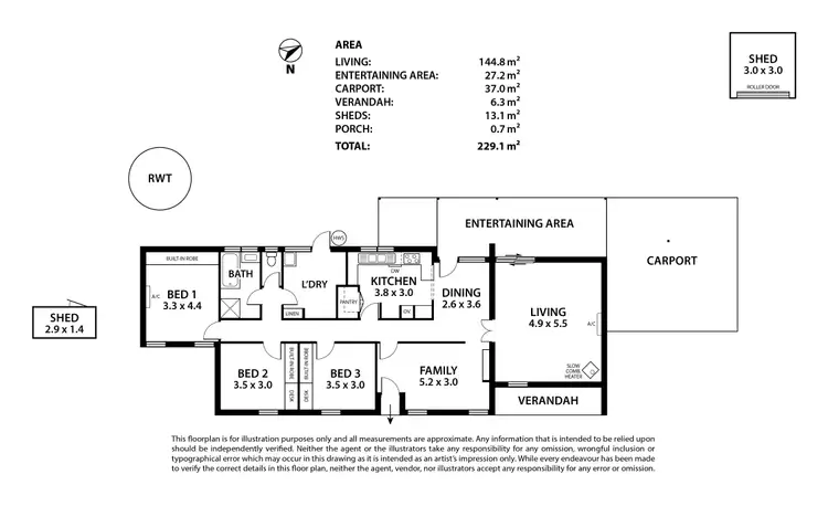 Floorplan of Homely house listing, 7 Brinkley Road, Murray Bridge SA 5253