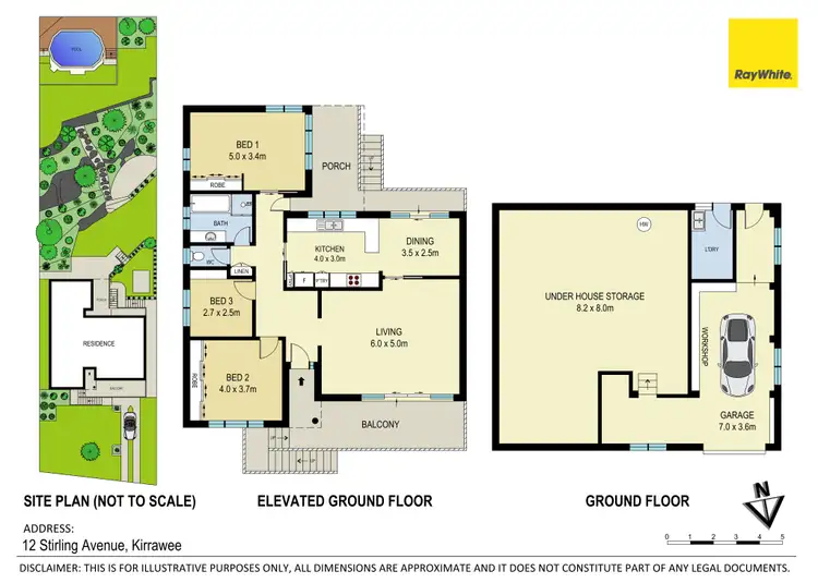 Floorplan of Homely house listing, 12 Stirling Avenue, Kirrawee NSW 2232