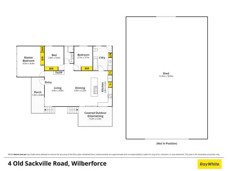 Floorplan of Homely house listing, 4 Old Sackville Road, Wilberforce NSW 2756