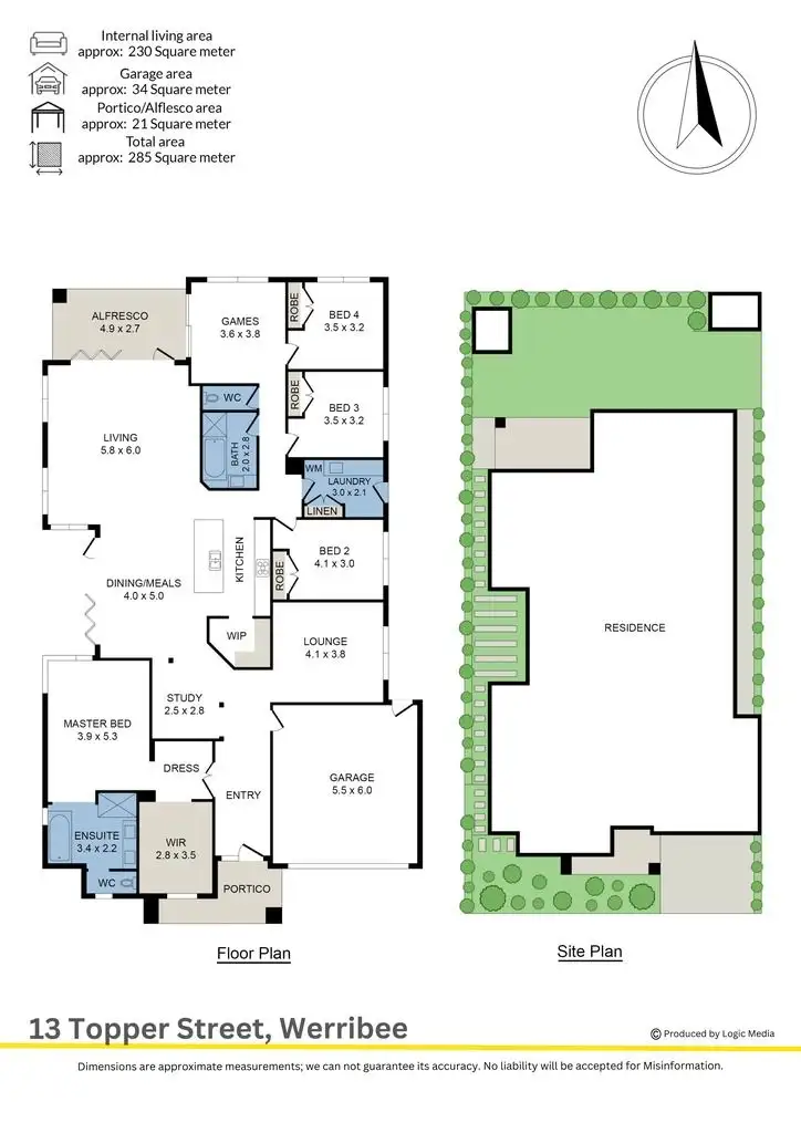 Floorplan of Homely house listing, 13 Topper Street, Werribee VIC 3030