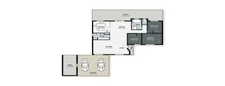 Floorplan of Homely house listing, 22 Mackellar Drive, Nerang QLD 4211