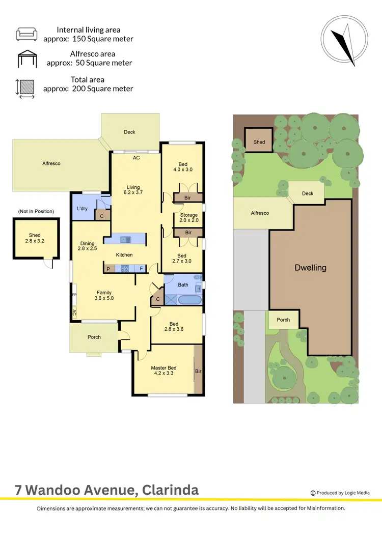 Floorplan of Homely house listing, 7 Wandoo Avenue, Clarinda VIC 3169