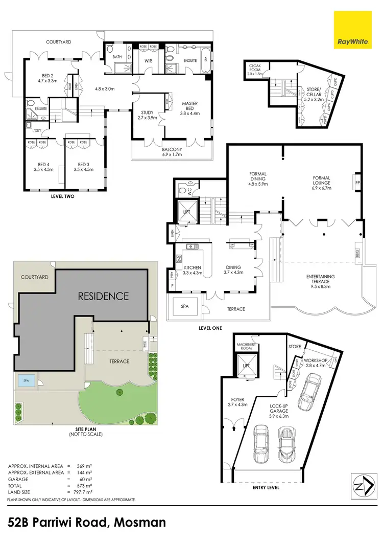 Floorplan of Homely house listing, 52B Parriwi Road, Mosman NSW 2088